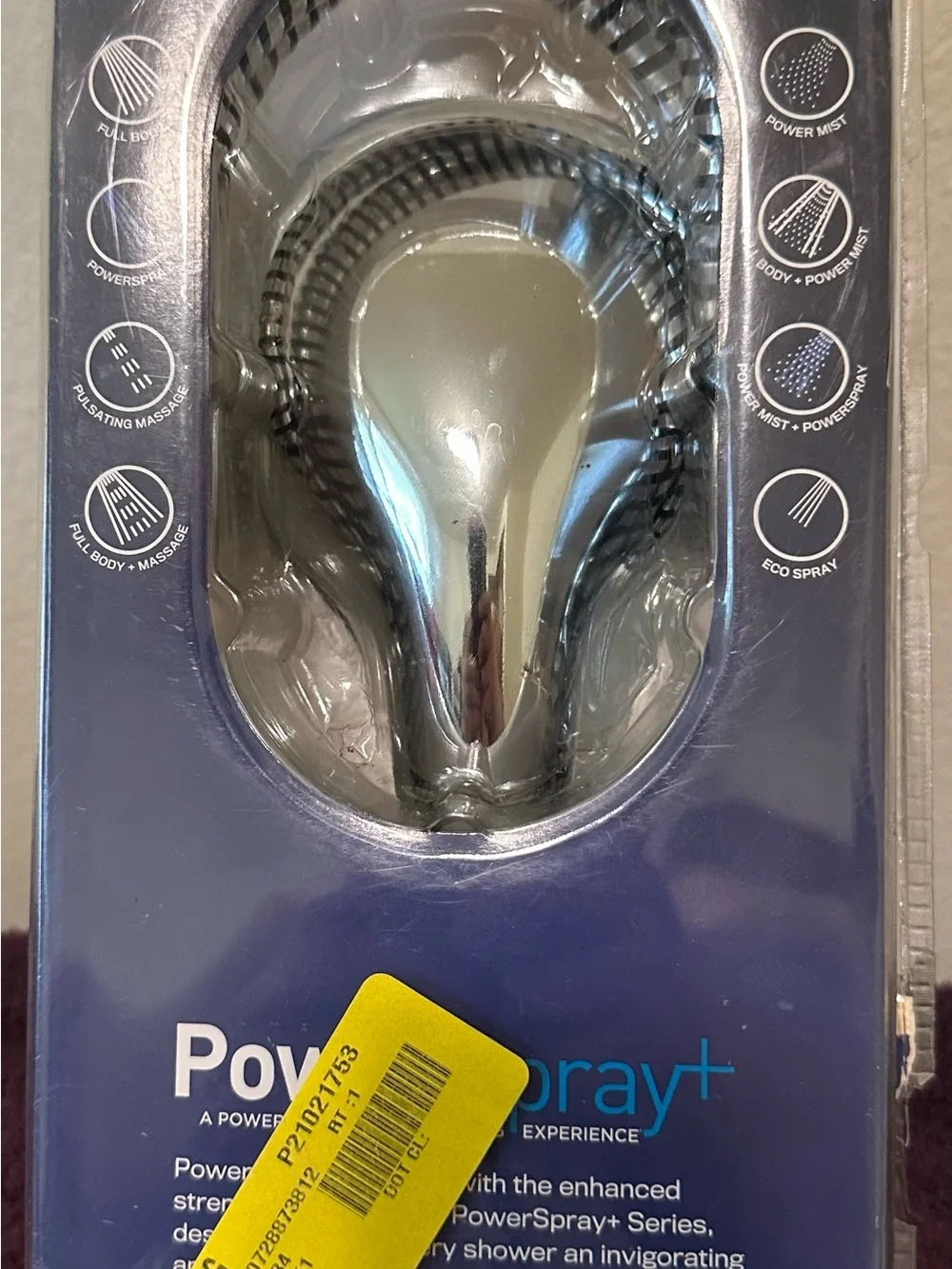 Waterpik shower sprayer Brand New 8 different sprays